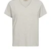 Sienna V-SS Tee - Ecru