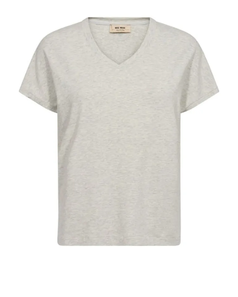 Sienna V-SS Tee - Ecru