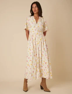 Sorcha Midi Dress - Tulip Cream