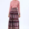 Sunset Maxi Skirt - Flower Print