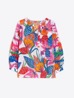 Suri Blouse - Tropical Print