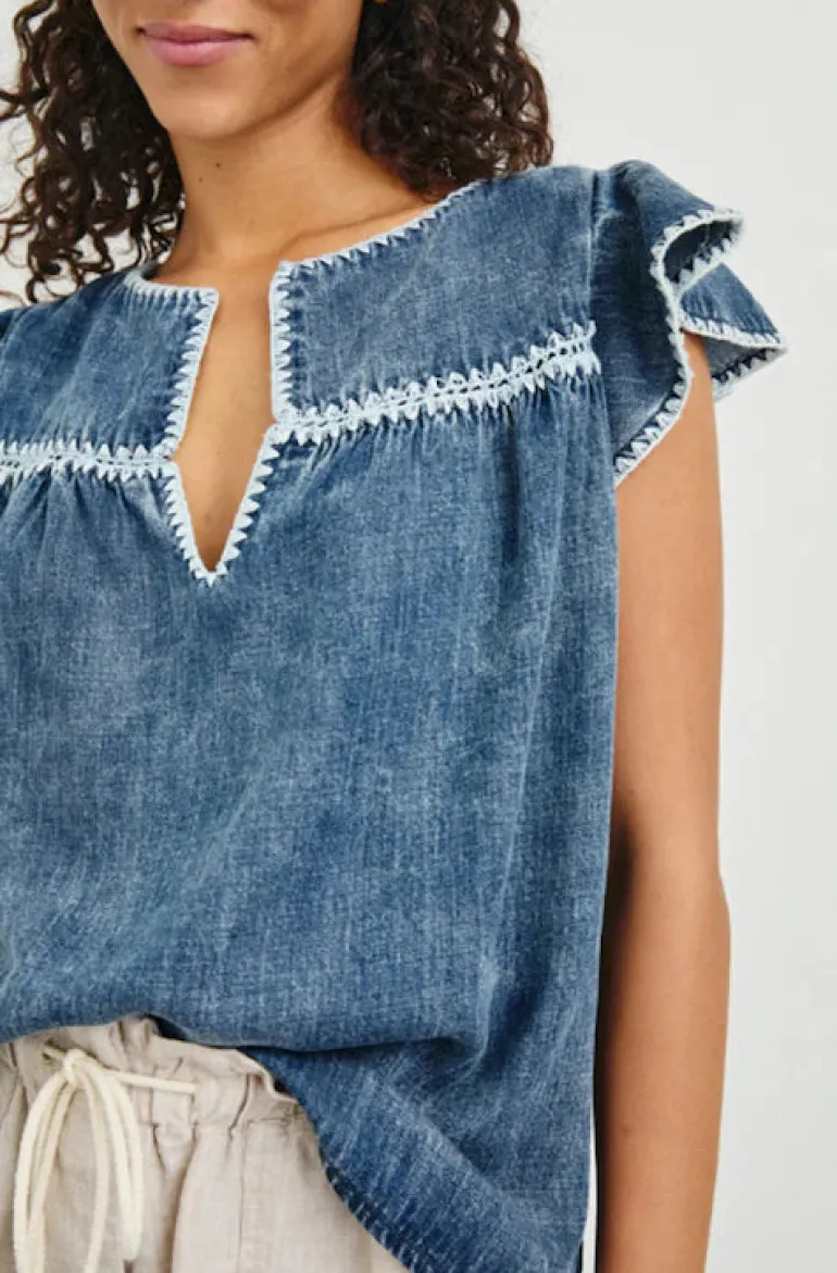 Tafia Top - Classic Blue