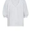 Taissa Linen Blouse - White