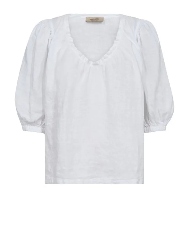 Taissa Linen Blouse - White