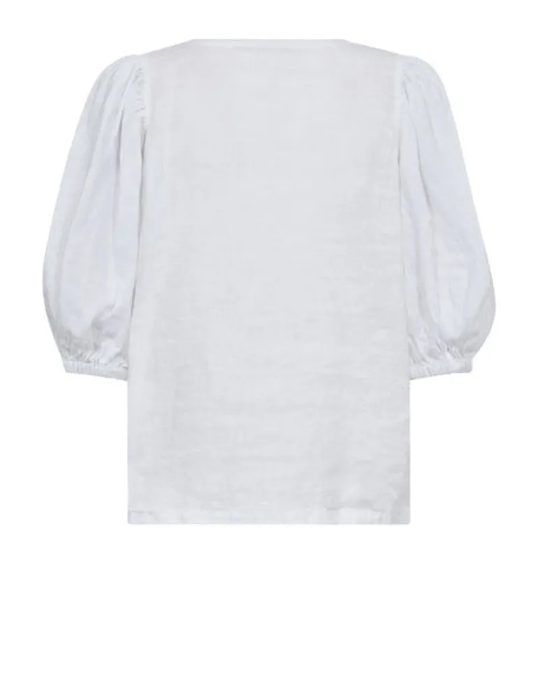 Taissa Linen Blouse - White