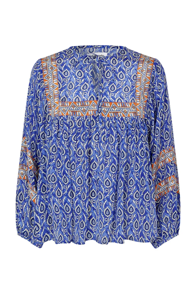 Teel Blouse LS - Blue