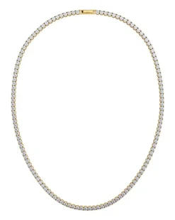 Tennis Necklace Gold