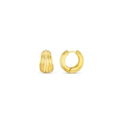 Textured Chunky Small Hoops