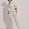 The Slim Cuff Pant 27.5 - Ivory Marl