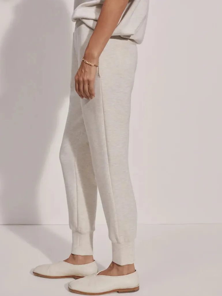 The Slim Cuff Pant 27.5 - Ivory Marl