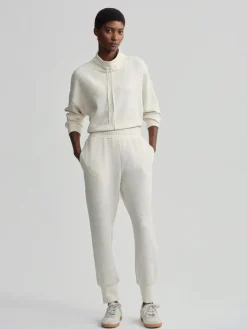 The Slim Cuff Pant 27.5 - Ivory Marl