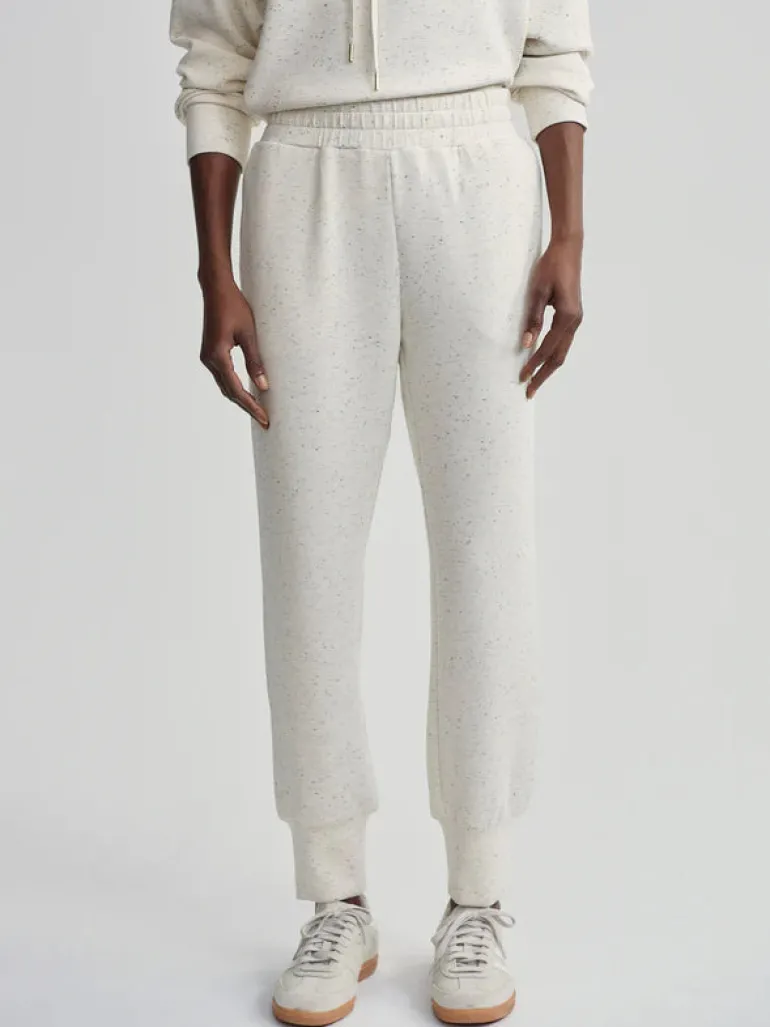 The Slim Cuff Pant 27.5 - Ivory Marl