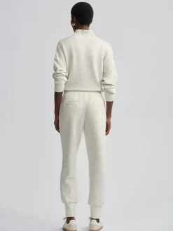 The Slim Cuff Pant 27.5 - Ivory Marl