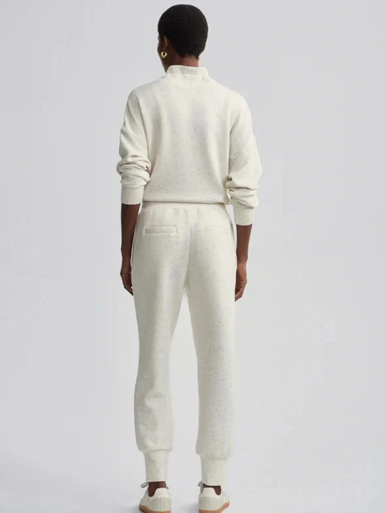 The Slim Cuff Pant 27.5 - Ivory Marl