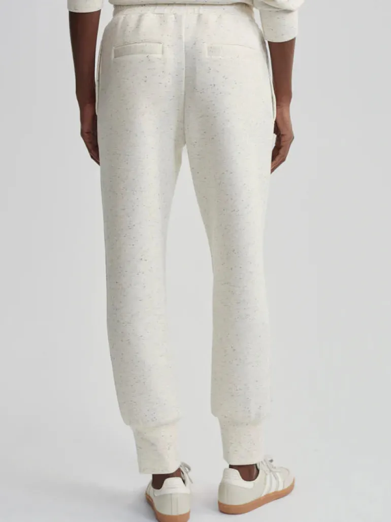 The Slim Cuff Pant 27.5 - Ivory Marl