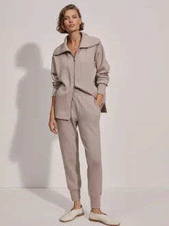 The Slim Cuff Pant 27.5 - Taupe Marl
