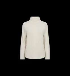 Thyra Highneck Knit - Ecru