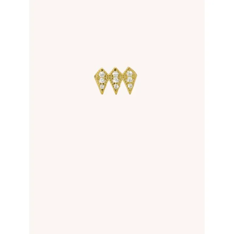 Triple Losange Piercing - Gold