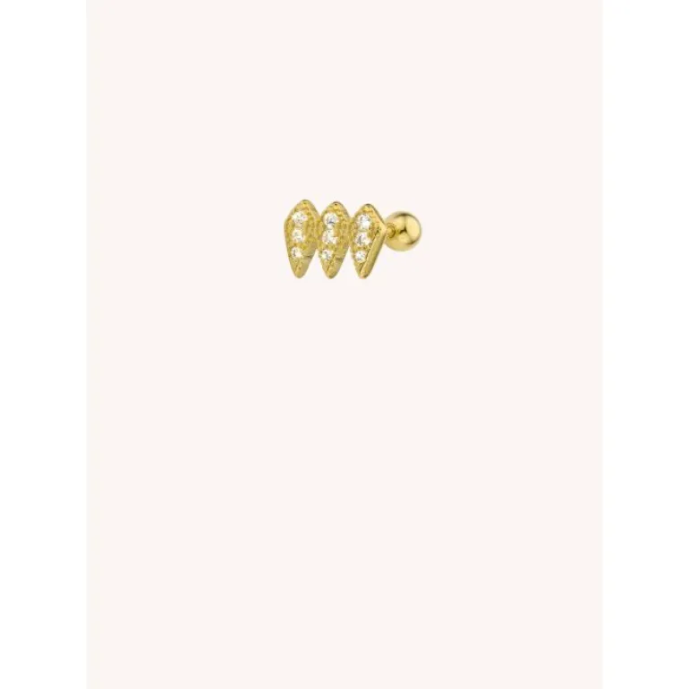 Triple Losange Piercing - Gold