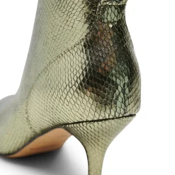 Valentine Low Cut Snake - Silver Olive