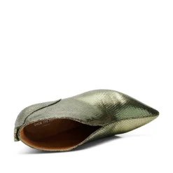 Valentine Low Cut Snake - Silver Olive