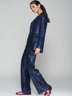 Venus Pants - Navy Sequin
