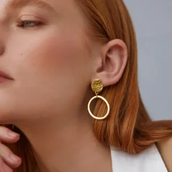 Villar Earrings - Gold