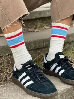 Vintage Cotton Socks - Moon