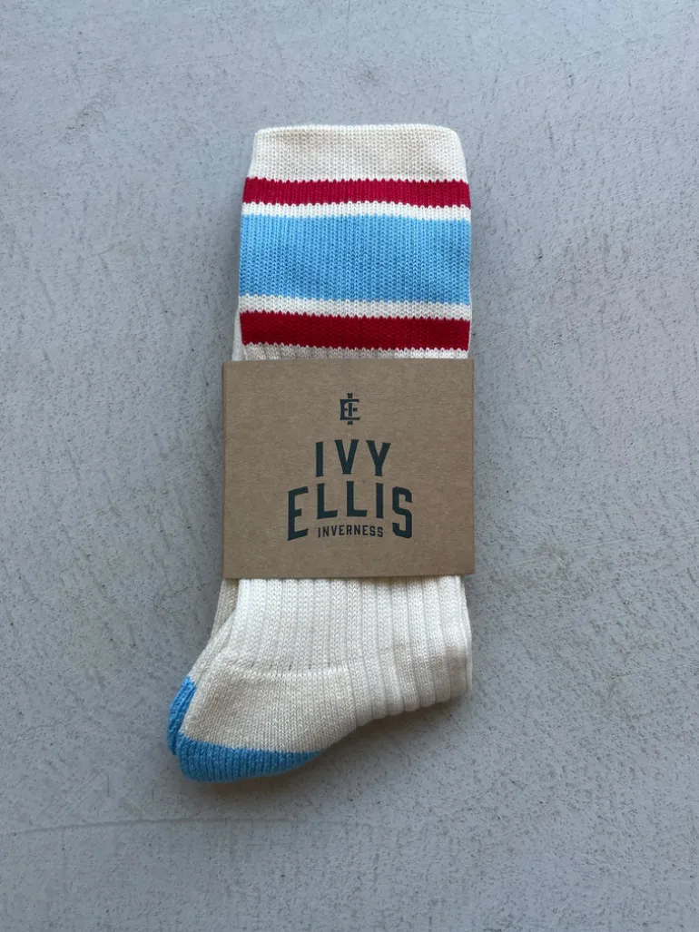 Vintage Cotton Socks - Moon