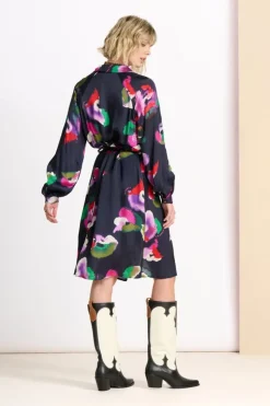 Violets Dress - Blue