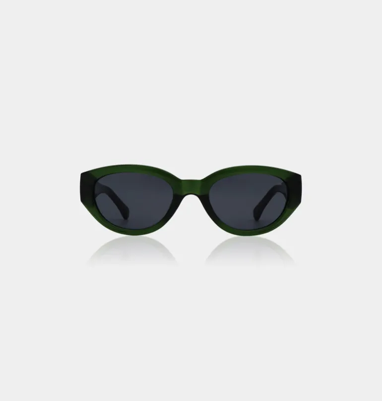 Winnie Sunglasses - Dark Green Transparent