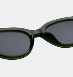 Winnie Sunglasses - Dark Green Transparent