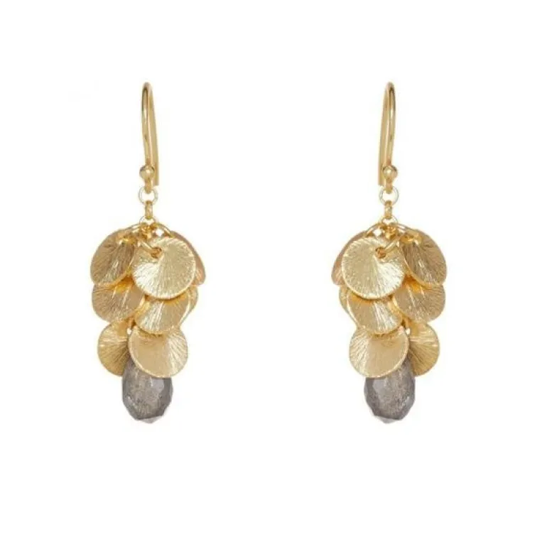 Winona Earrings - Labradorite