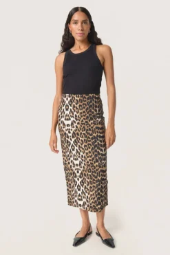 Xala Pencil Skirt - Leopard Pattern