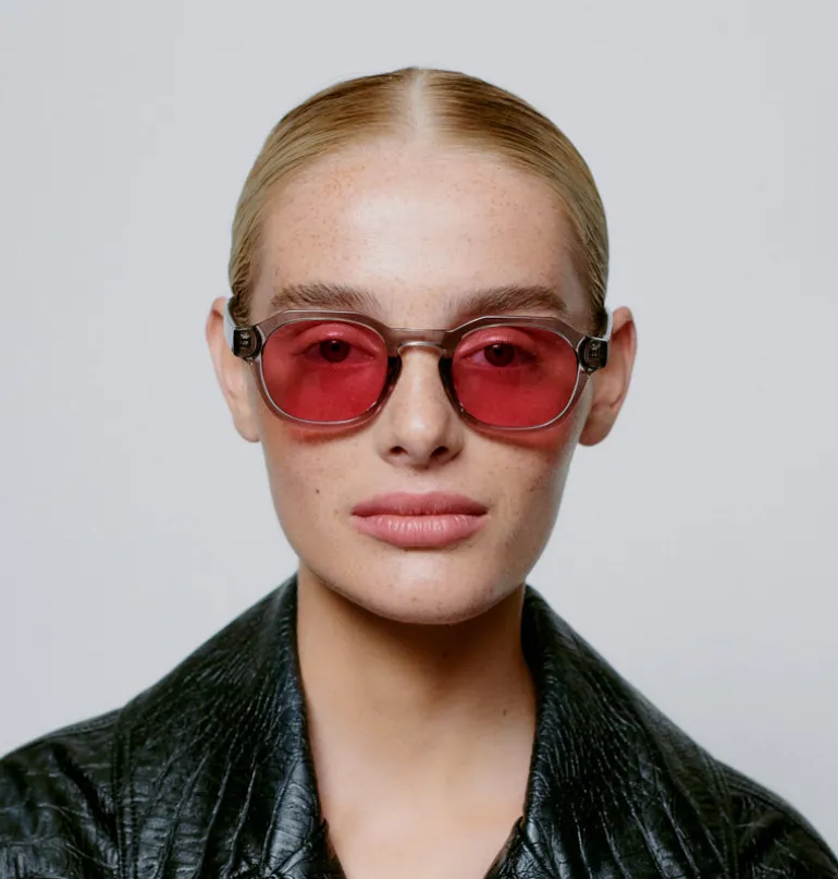Zan Sunglasses - Grey Transparent